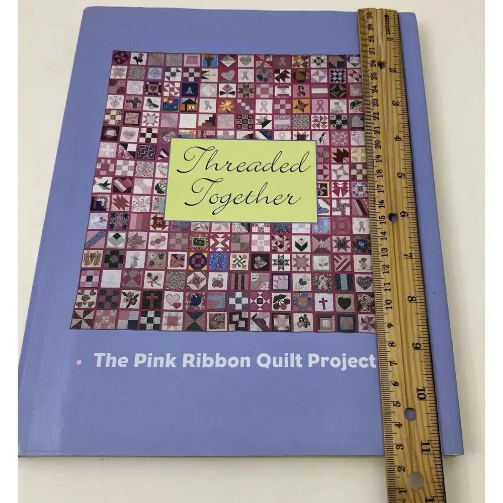 Threaded Together : The Pink Ribbon Quilt Project by B. J. Berti (Hardcover)